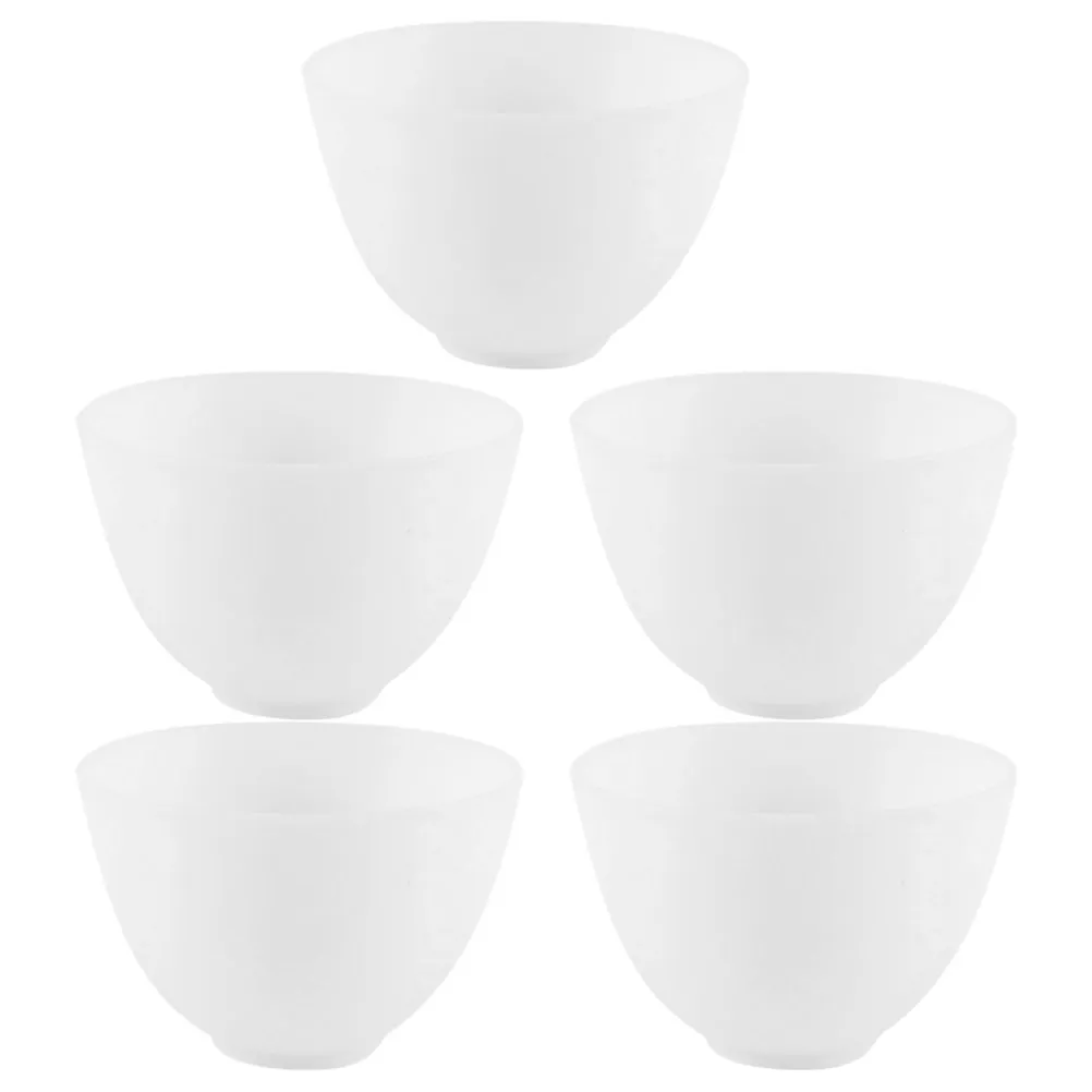 5Pcs Silicone Mask Mixing Bowls Facial DIY Skincare Supply Smooth Exquisite Texture for Spa Salon Home Use Mask Application - view 4
