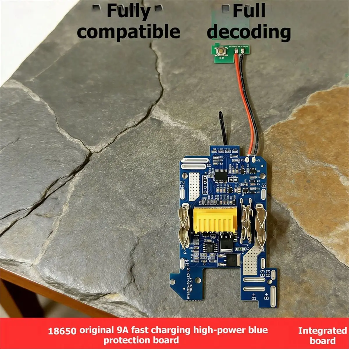 A72Z Battery Protection Board for 18V BL1830 BL1840 BL1850 Packs with LED Charge Level Indicator 9A Fast Charging