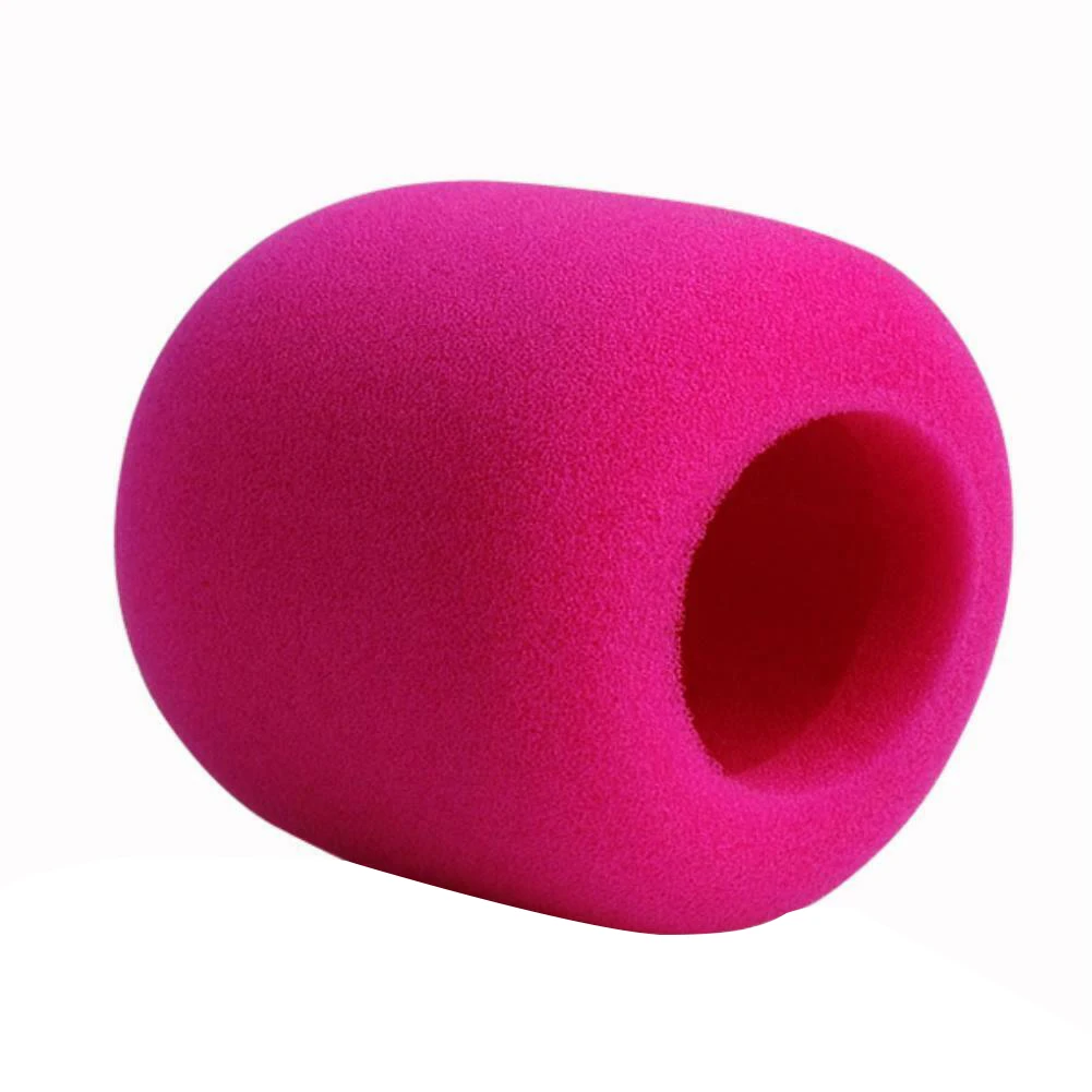 بسيطة ميكروفون رغوة هيئة التصنيع العسكري الإسفنج غطاء استوديو الزجاج الأمامي واقية شواء درع الموسيقى المتكلم غطاء ميكروفون الملحقات #6