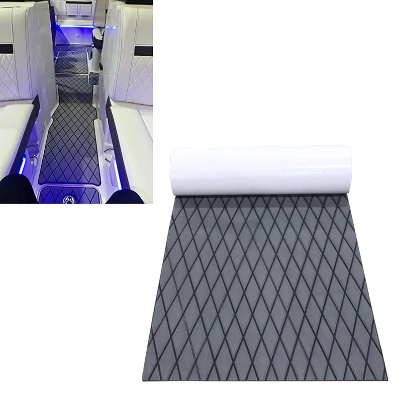 

Коврик для палубы из искусственного тикового дерева из пены EVA, коврик для палубы, покрытие для яхты, противоскользящий коврик, самоклеящаяся подкладка для автомобиля