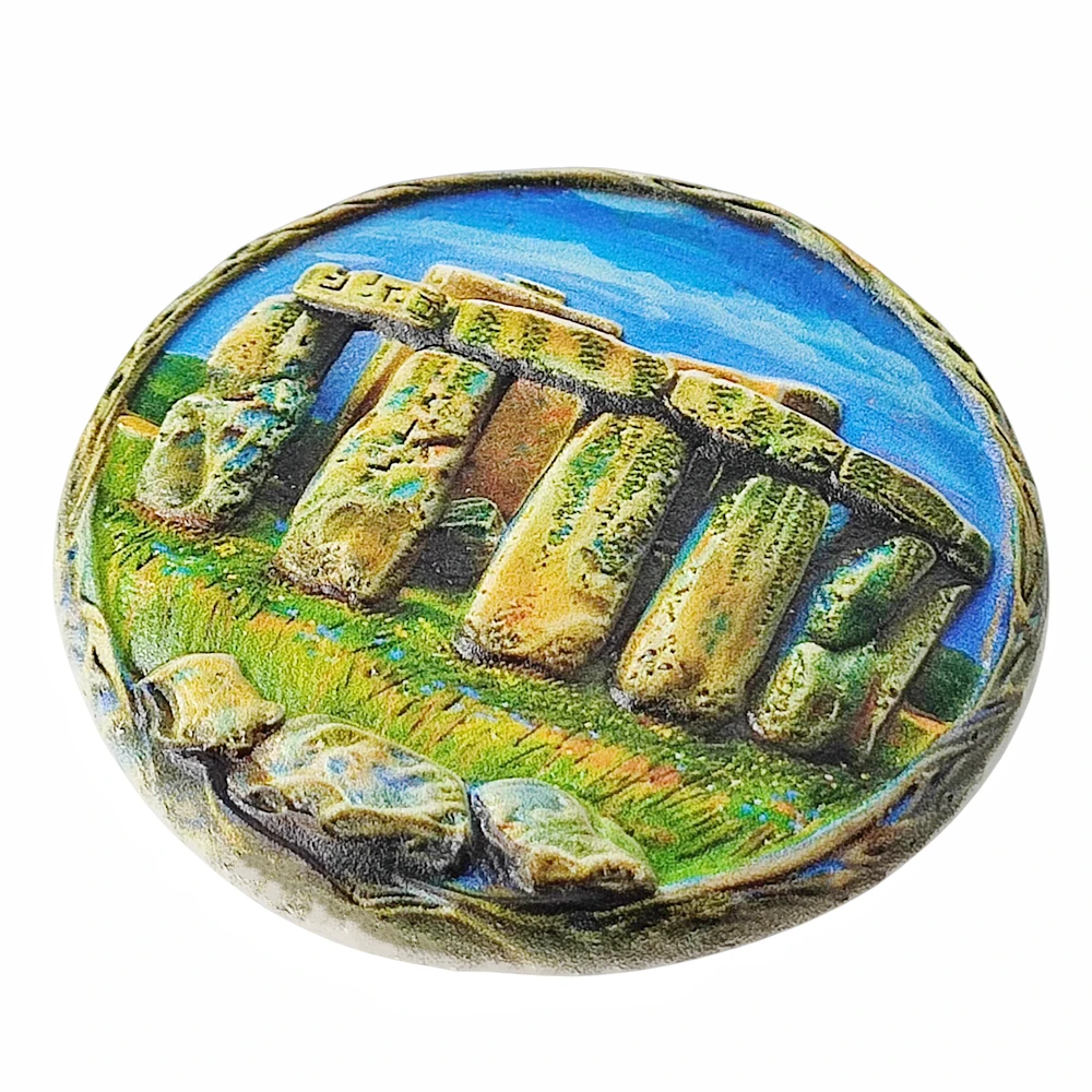 ثلاثية الأبعاد Stonehenge المملكة المتحدة مغناطيس الثلاجة هدية تذكارية الراتنج الثلاجة المغناطيسي ملصق جمع ديكور المنزل #5