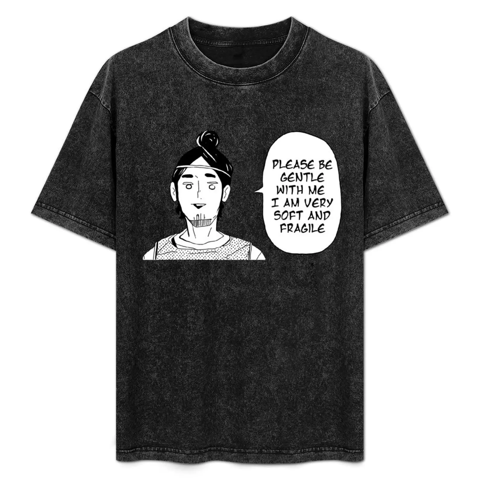 

Футболка Asahi Azumane Soft and Fragile, повседневная, с коротким рукавом, для фестивалей