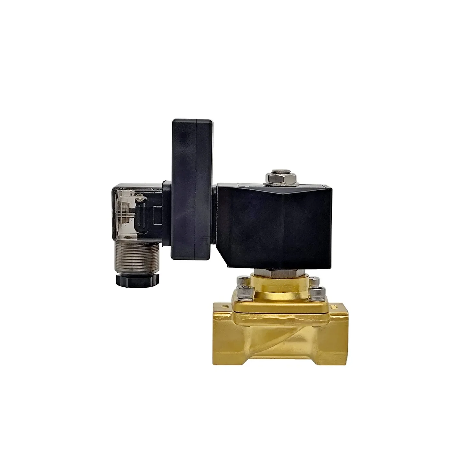 

HOYAN Hongyuan, двухпозиционный, двусторонний, для воды, газа, масла, электромагнитный клапан прямого действия, 4-точечный, полностью медный, PU-15