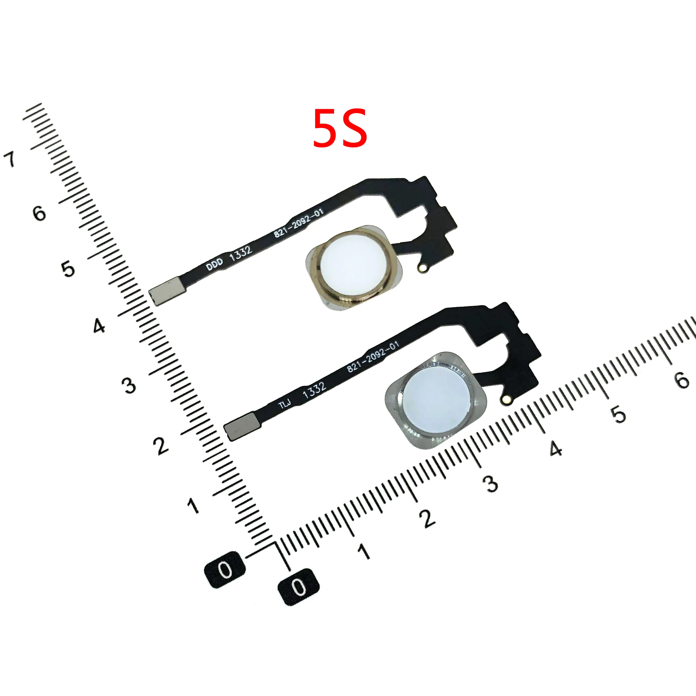 For iPhone 4 Home Button Assembly 4S 5 Button Ribbon 5C 5S Flex Cable Complete Replacement Parts high quality