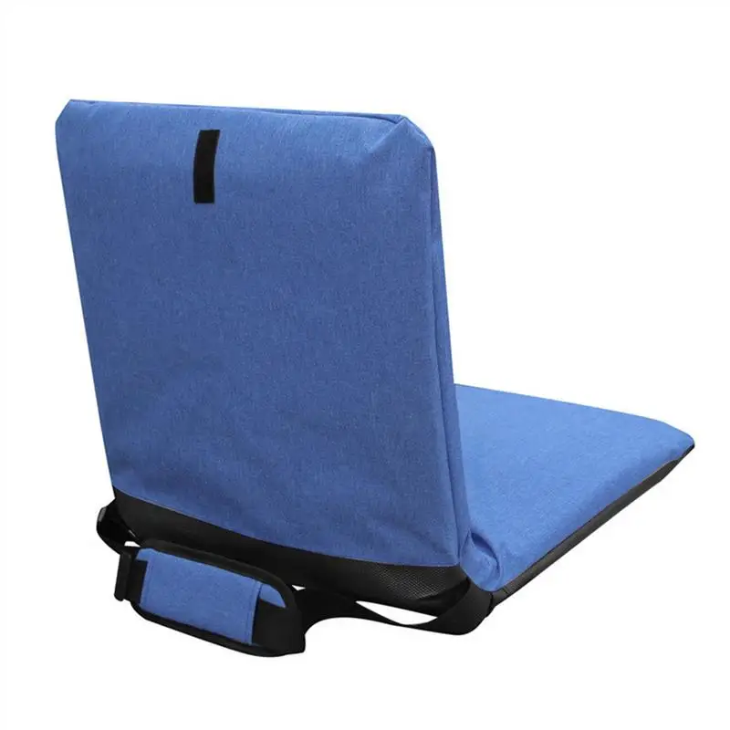 Outdoor Foldable Cushion Outdoor Foldable Chair with Backrest Soft Sponge Cushion Back Chair for Sports Events Camping Hiking