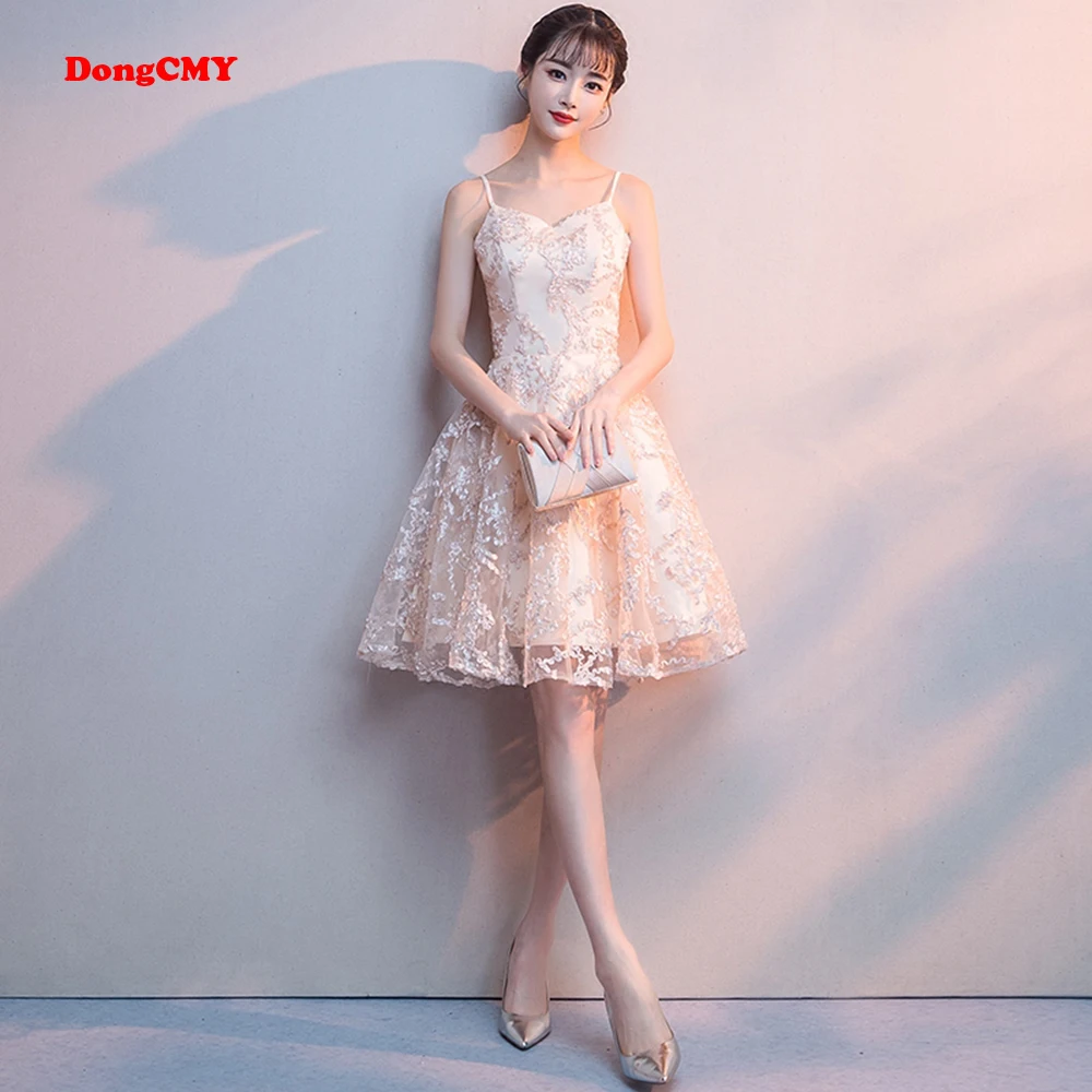 DONGCMY 2025 PROM NEW A-LINE SHORT STUDENT YOUNG ROBES SOIREES TULLE SEXY PARTY PRETTY GRADUATION DRESSES