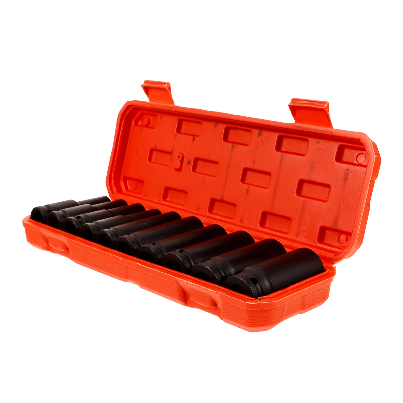 10pcs Drive Impact Socket Set Metric Deep Auto Repair Tools Storage Case 1/2 Inch 1/2 Drive Set Mechanical Automotive Hand Tools
