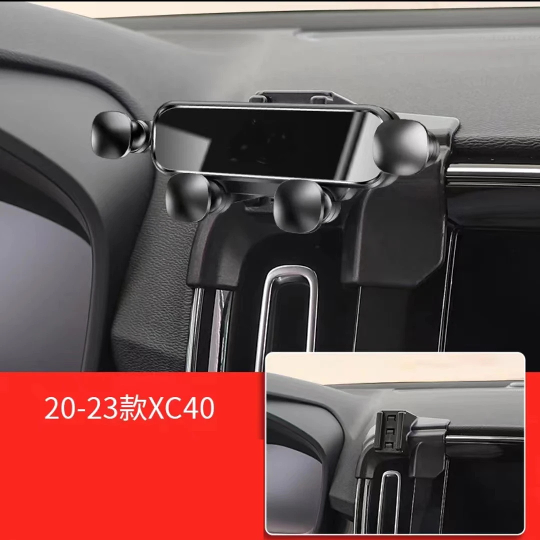 Car Phone Holder FOR volvo xc40 2023 2022 2021 2020 Car Styling Bracket Rotatable Support Mobile Accessories