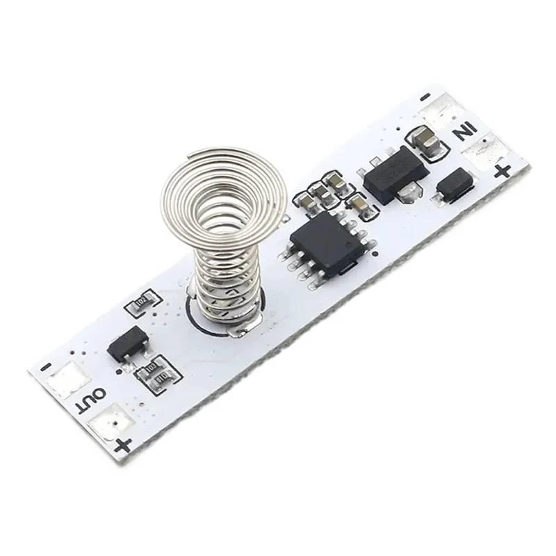 1PCS Capacitive Touch Sensor Switch Coil Spring LED Dimmer Control Switch Module 5V-24V 3A for Smart Home LED Light Strip