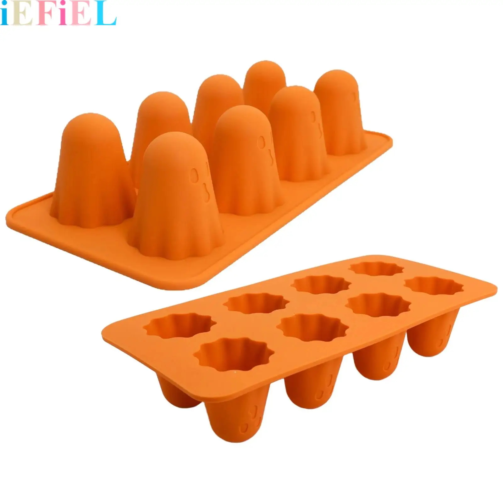 

Silicone Candy Ghost Mold Ghost Chocolate Candy Molds Halloween Silicone Molds for Jelly Chocolate Candy Gummy Crayon Resin