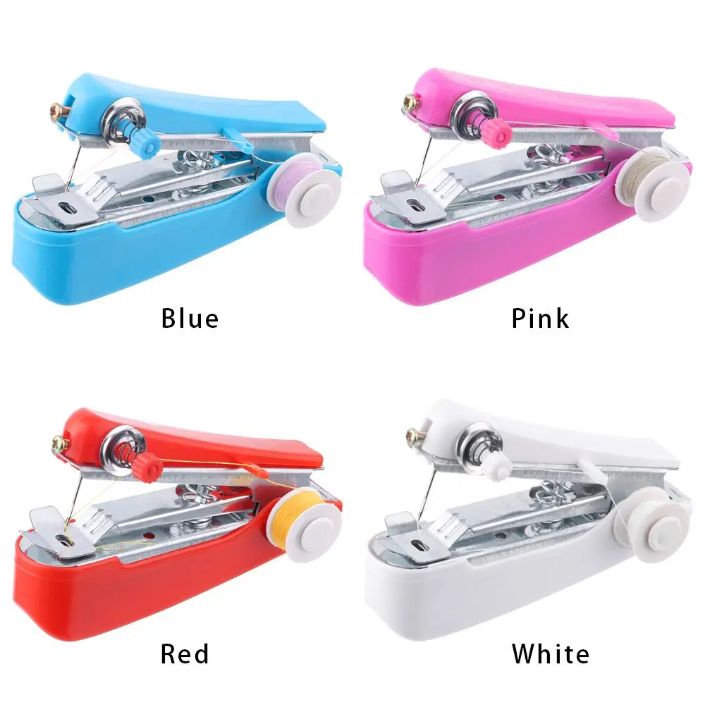 Best Sewing Machine for Beginners Best Gift For Family Portable Needlework Cordles Mini Hand-Held Clothes Fabrics Sewing Machine image 5