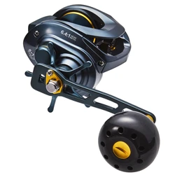 Jigging Baitcasting Reel Baitcaster Carbon Frame 15KG Drag Power Extra Long Handle Carbon Knob Freshwater Saltwater Fishing