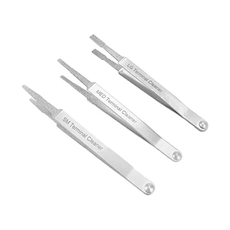 

Terminal Cleaning Tool, Metal Terminal Cleaner For Small Electrical Spade Pin Connectors 3PCS