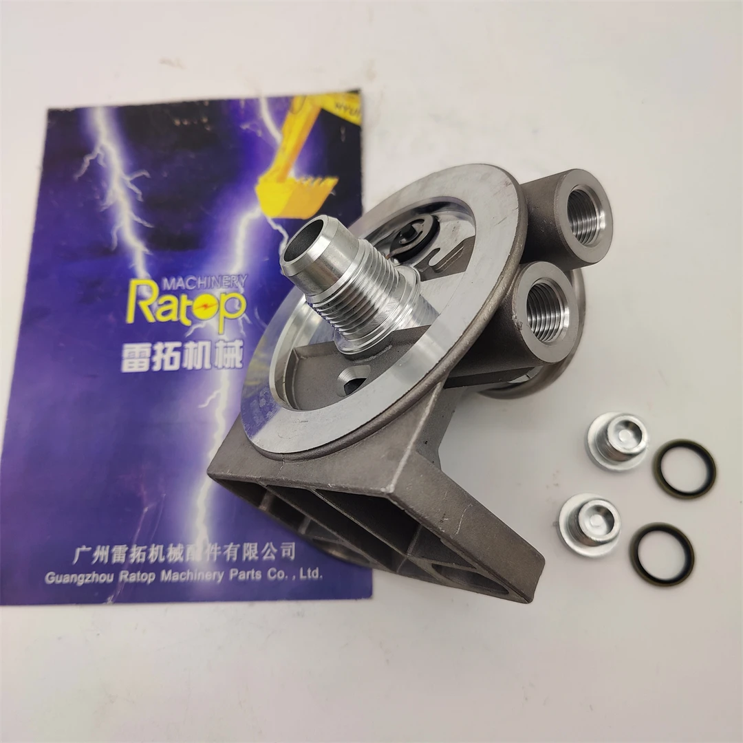 EC290B D7E Fuel Filter Base 42550973 Fuel Filter Housing 0004774308 0004774408 42550973