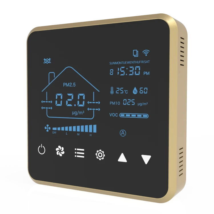 Hvac  Accessories Ventilation Smart Remote Control RS485 LCD Controller TUYA APP Thermostat Wifi Speed Controller