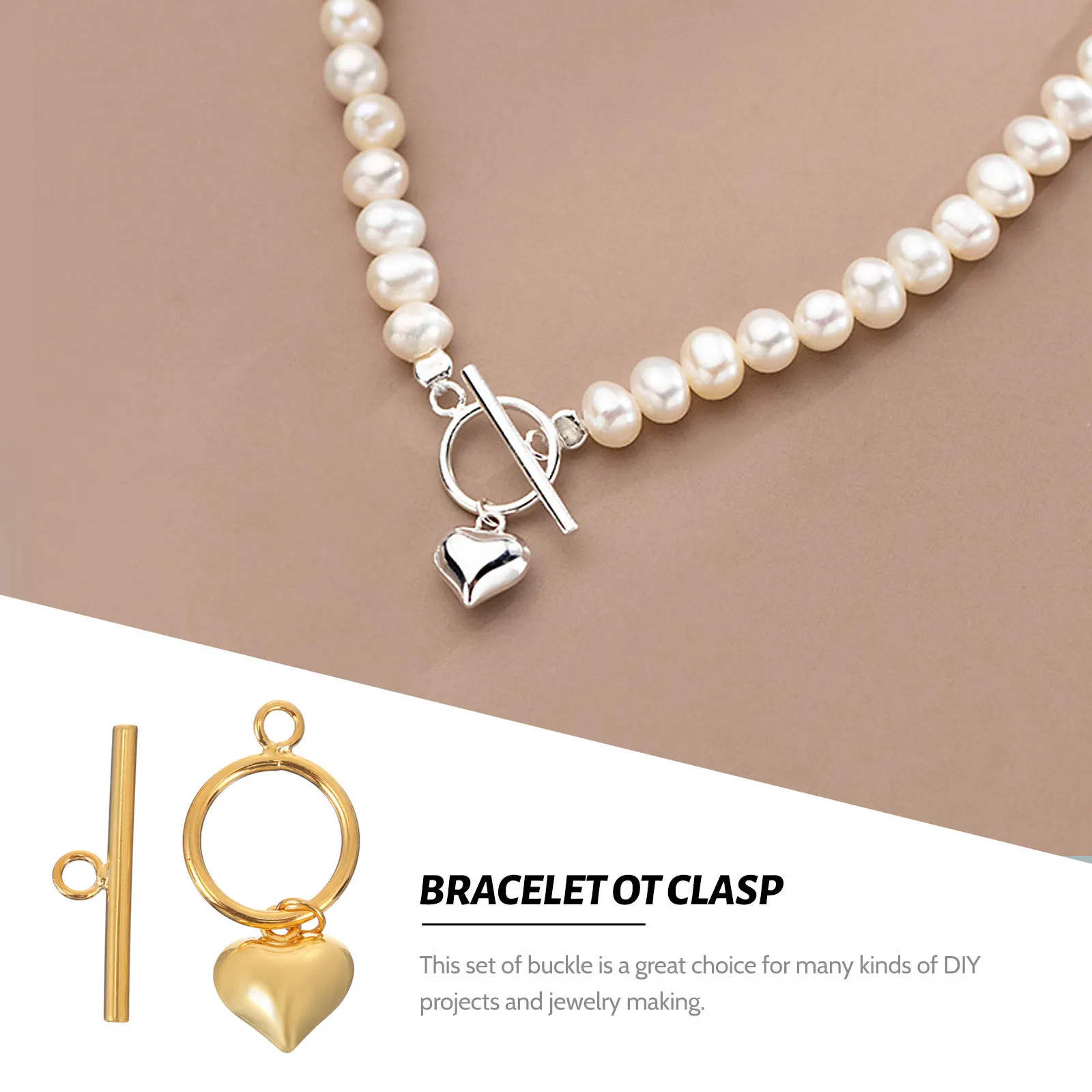 

1 Set Diy Bracelet Buckle Ot Clasp For Jewelry Making Accessory Necklace Connector Craft Wrist Rope Findings Tools Supplies