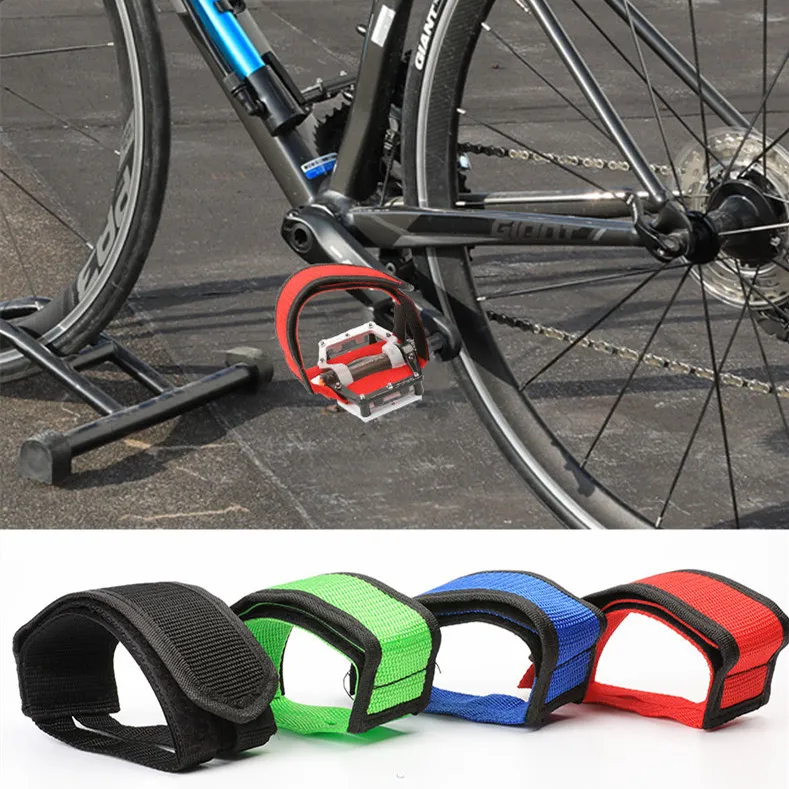 Ein Paar Fahrrad-Fußgurte, Fahrradpedale, Hunde-Mundabdeckungen, Riemen, Fußabdeckungen, Riemen, Fußgurte, Fahrradausrüstung