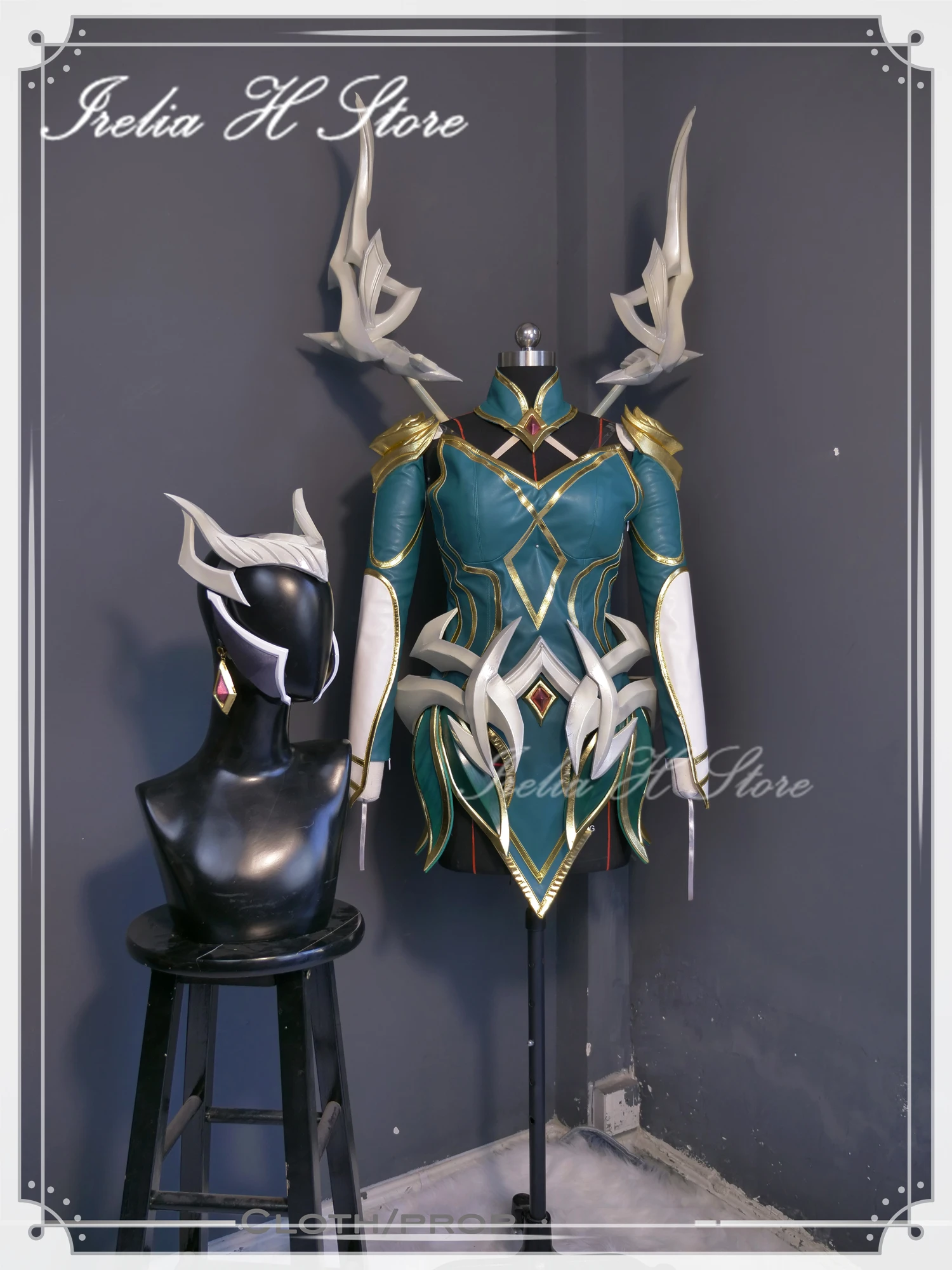 Irelia H Store-conjunto completo de disfraces de Halloween para mujer, accesorios de disfraz de Cosplay, tamaño personalizado, LOL, The Witch