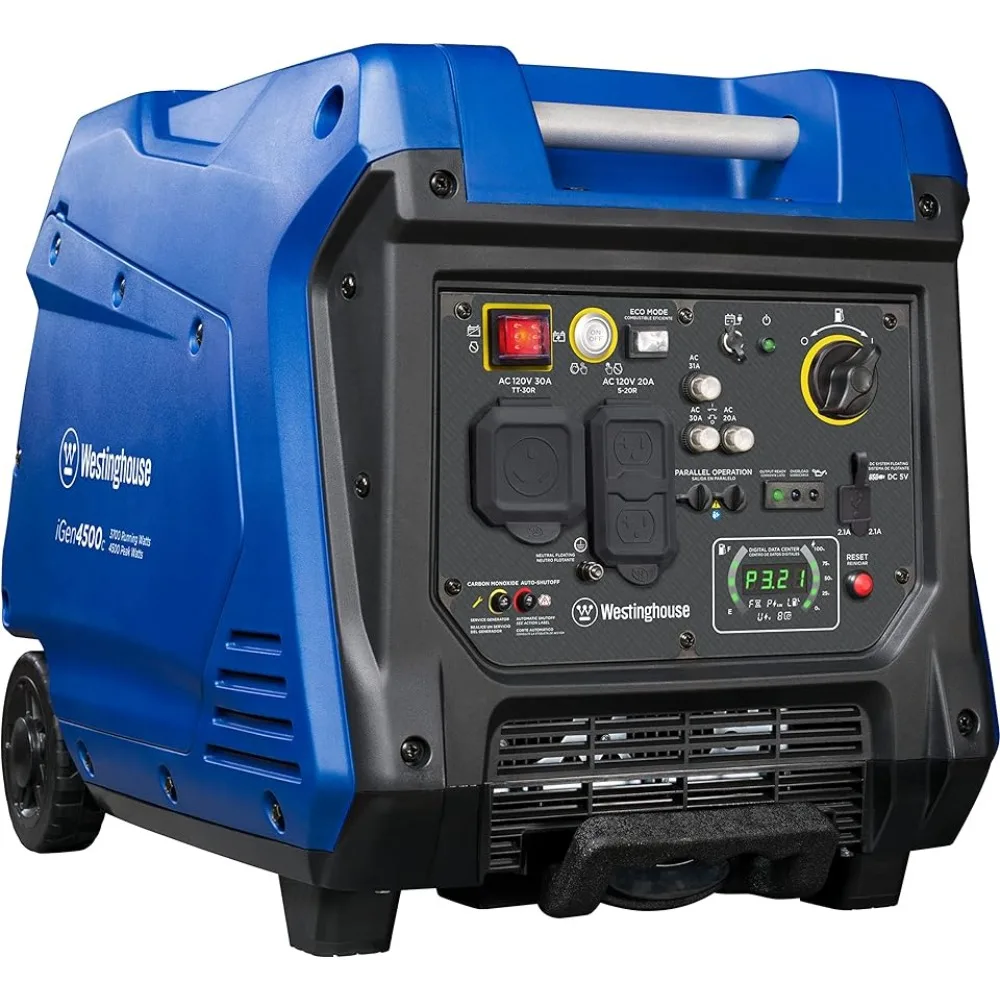 

Westinghouse Outdoor Power Equipment 4500 Peak Watt Super Quiet Portable Inverter Generator