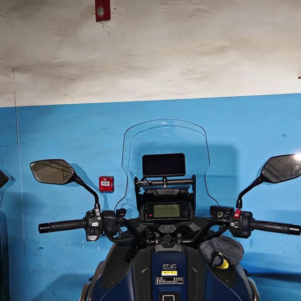 2025 NC750X الزجاج الأمامي للدراجات النارية الارتفاع رفع الزجاج الأمامي لهوندا NC 750X NC750 X 2025 + ملحقات الزجاج الأمامي #4