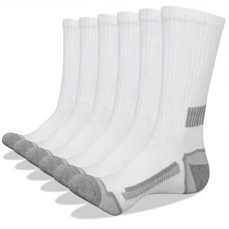 12 Paar Herren-Sportsocken, schweißabsorbierend, bequem und atmungsaktiv, geeignet für Basketballtraining und Laufen im Freien – Detail 3