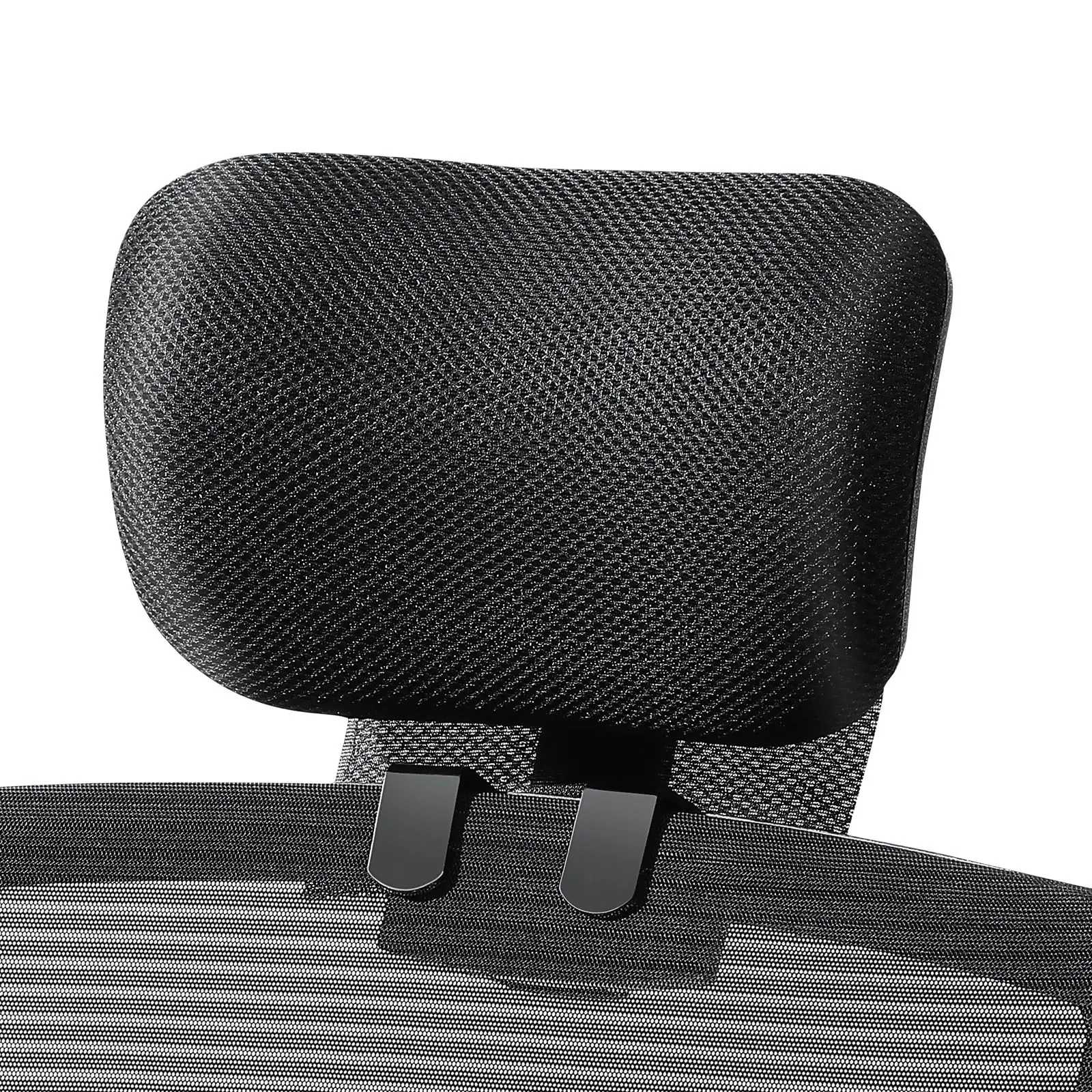 Compatible Office Chair Headrest Head Support Attachment Adjustable Height and Angle Head Pillow for Ergonomic Executive Chair