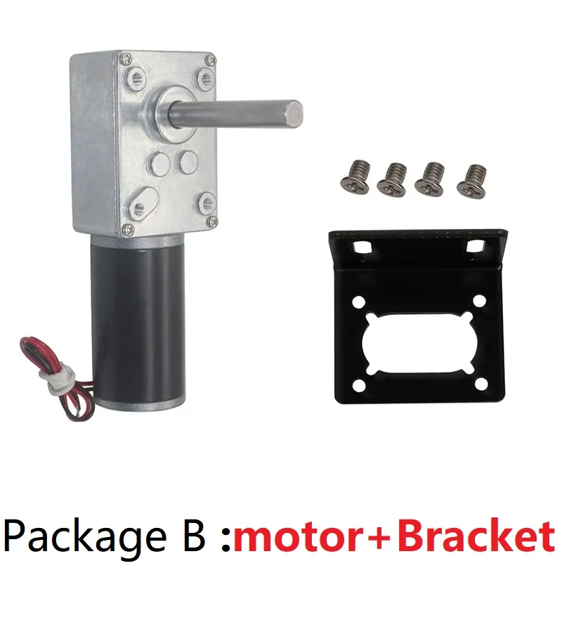 12V 24V DC Motor 5840-31ZY Umgekehrt Reduktion Motor Selbst-lock Verlängerung Welle Motor High Torque Worm Ausgerichtet motor