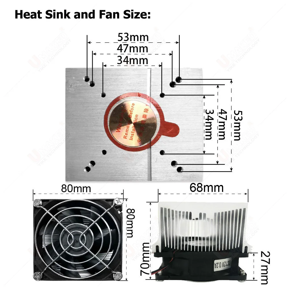 1Set Aluminium Kühlkörper Lüfter 20W 30W 50W 100W 200W LED kühler 60-90 grad 44mm Objektiv + Reflektor Halterung hotsale diy