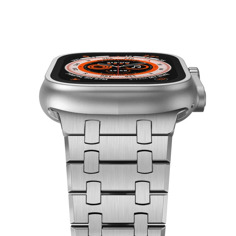 

Luxury Strap For Apple Watch 49mm 45mm 44mm 42mmm Metal Correa Band Accessories For iWatch Se 8 7 6 5 4 3 se Bracelet Ultra