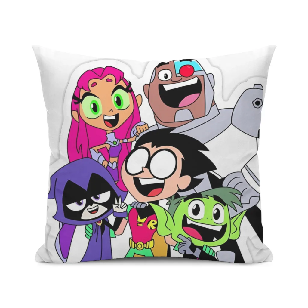 Teen Titans_QWK6IN Cushion Cover  Home Decor Sofa Pillow Home Pillowcase