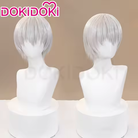 IN STOCK Zero Kiryu Wig Anime Vampire Knight Cosplay Wig DokiDoki Zero Kiryuu Cosplay Men 30cm Short Silver Hair Free Wig Cap
