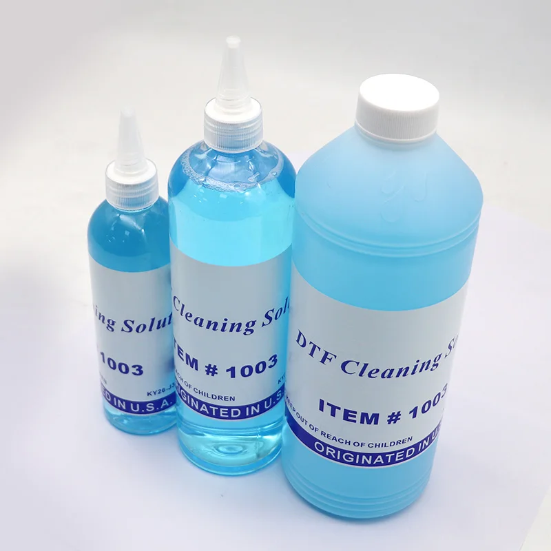 DTF Power Cleaner DTF Cleaning Solution Liquid For Direct to Film Printer Printhead Tube Maintenance (3 Capacity Options)