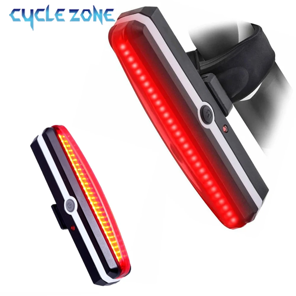 

Bicycle LED Taillight Warning Bike Rear 6 Modes Waterproof Flashlight Helmet Safety MTB Bicycle MTB Light Cycling Lamp