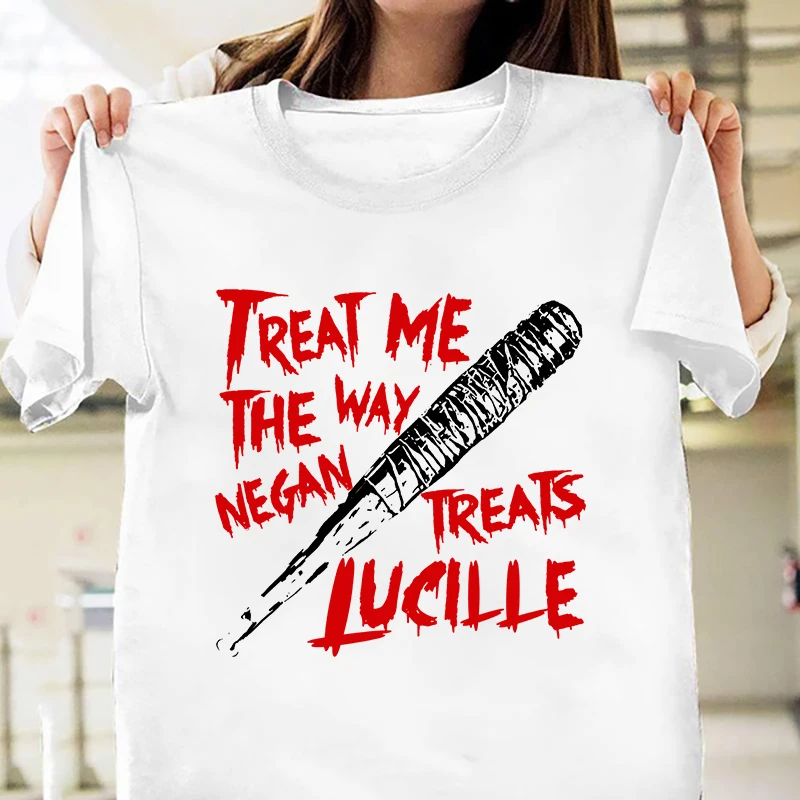 Hot New The Walking Dead Printing T-shirt Women Men Tees Round Neck T-shirt Summer Cool Casual Tops