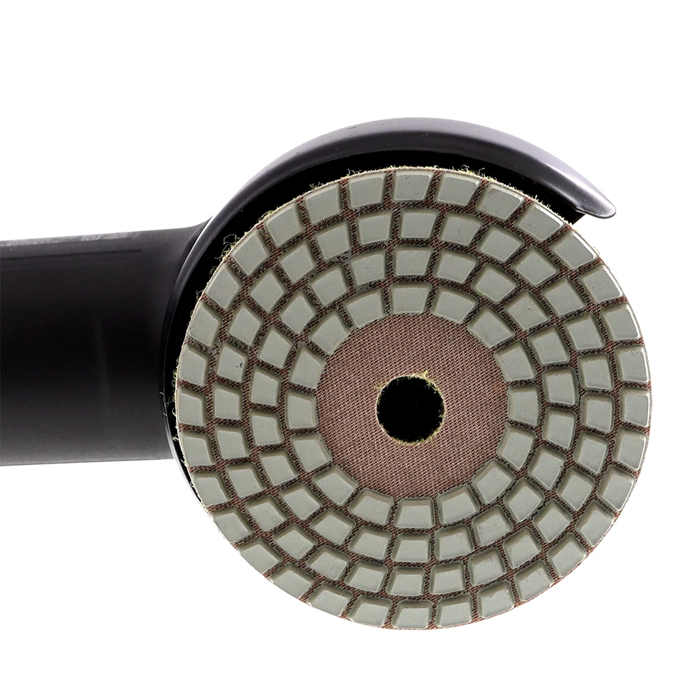 4 Stück/Set 4-Zoll-Trockenpolierpads, 4-stufige Premium-Schleifpads für Granit, Marmor und Stein, Schleifscheiben – Detail 10