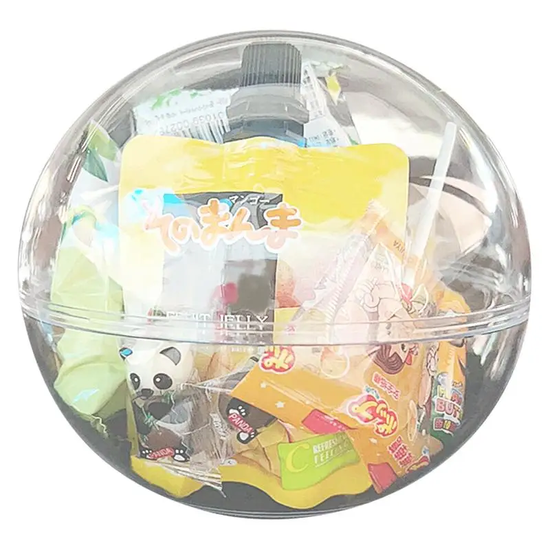 Christmas Clear Baubles Transparent Craft Fillable Ball Plastic Home Decor Wedding Garden Tree Hanging Party Gift Box Decoration