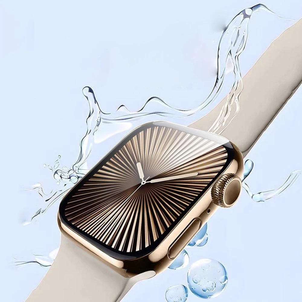 Para Apple Watch series 10 46mm 42mm película protectora, para iwatch 9 8 7 6 5 4 SE película cerámica 40mm 44mm 45mm 41mm ultra2 49mm