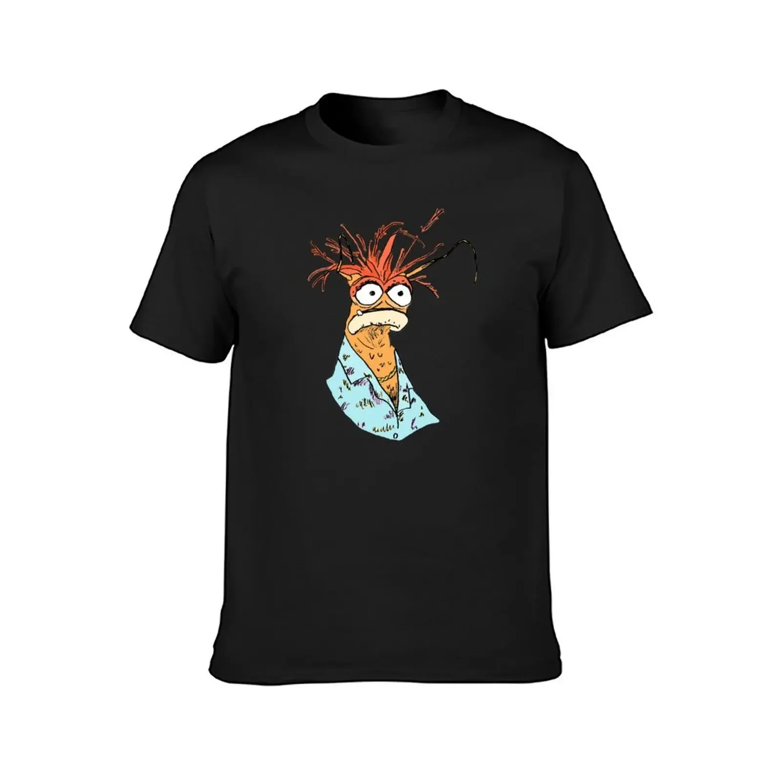 pepe the king prawn. T-Shirt heavyweights summer tops baggy shirts oversized t shirt t shirt for men