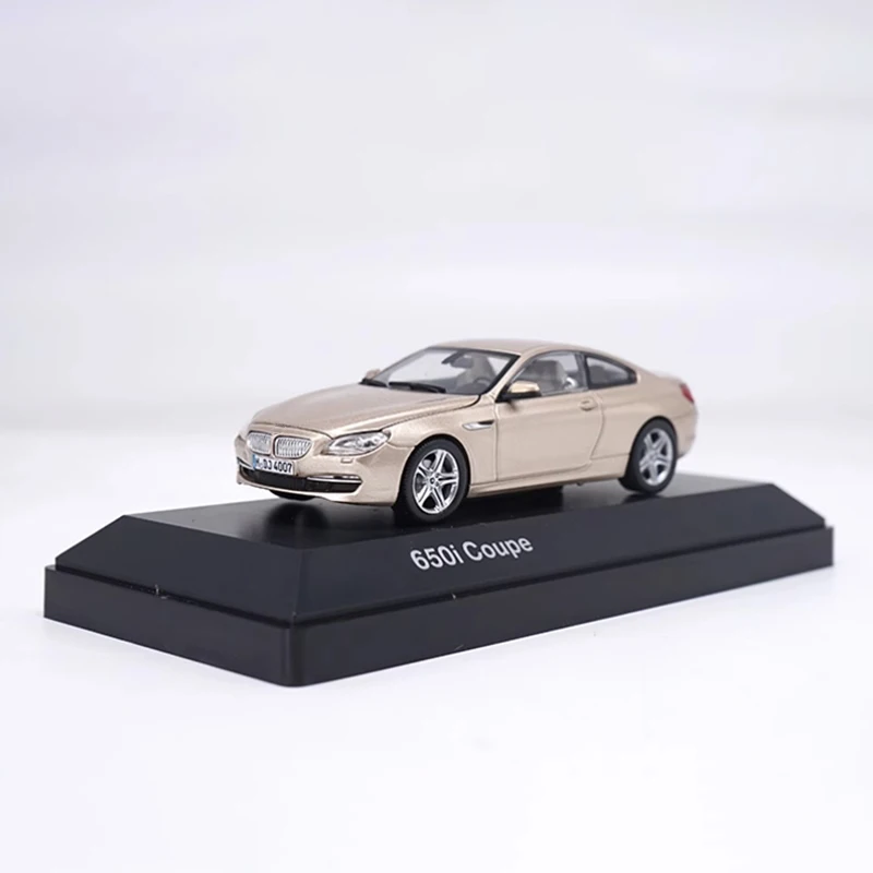 Original Diecast 1:43 Scale 650i Coupe 6 Series Alloy Sports Car Model Finished Product Simulation Toy Gift Static Model Display