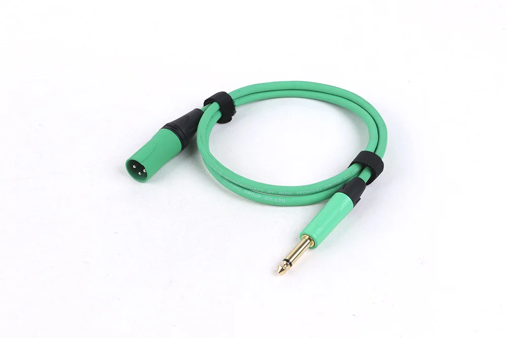 6,35 mm Mono-Stecker TS-Buchse auf 3-poliges XLR-Stecker/Buchse Audiokabel für Pro-Aufnahme, Verlängerung, Mikrofon, Kabel, Mixer, Lautsprecher, Verstärker, Live – Detail 7
