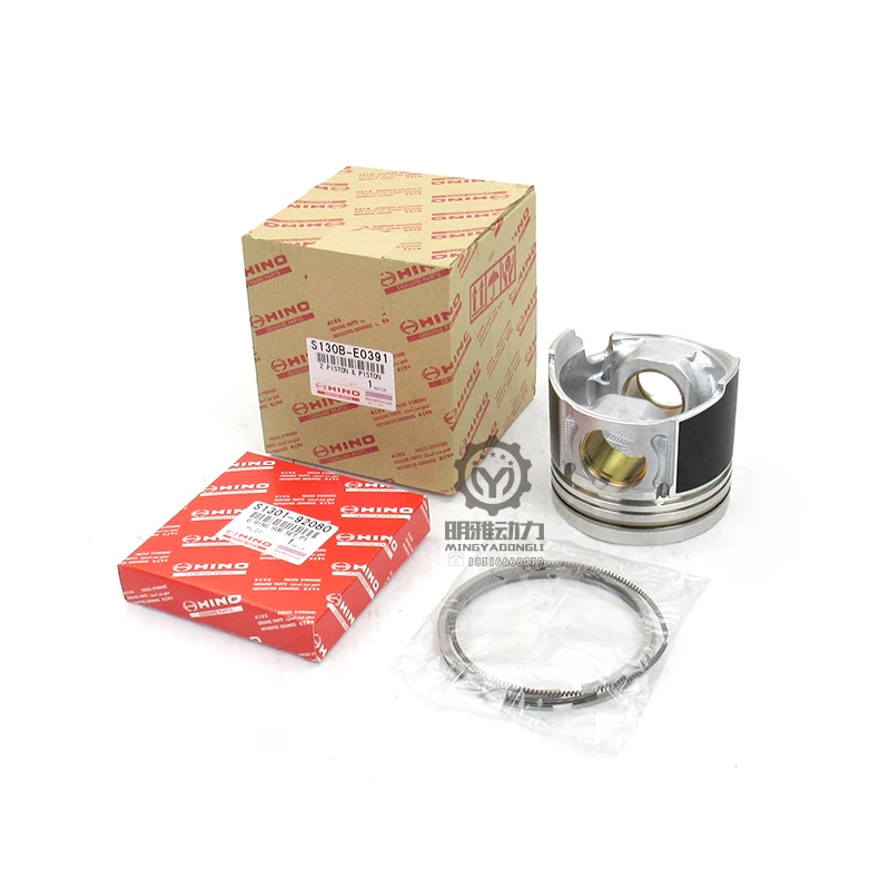 

Для Kobelco SK200-8 SK210 SK250-8 SK330 SK350-8 J05E J08E piston assembly S130B-E0391