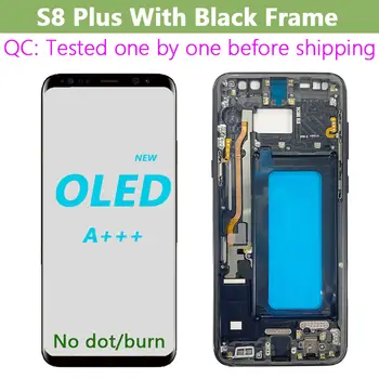 100% funkční pro SAMSUNG Galaxy S8 Plus SM-G9550 G955FD Displej S8+ s rámečkem Dotyková obrazovka digitalizátor sestava OLED kvalita 8 nejlepší prodej LCD displej Samsung S8 Plus - №2