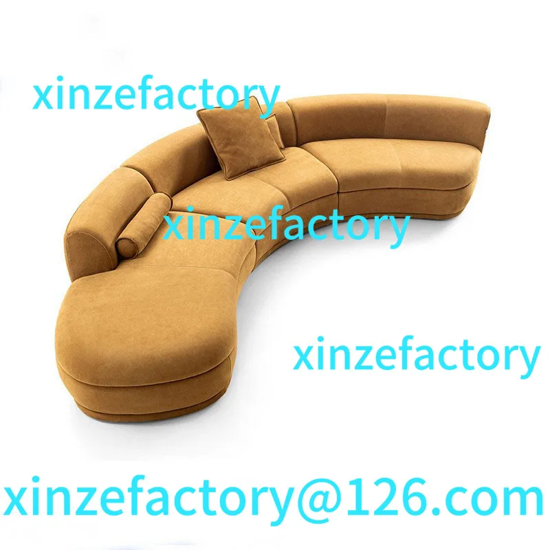 

Customizable Italian minimalist leather sofa