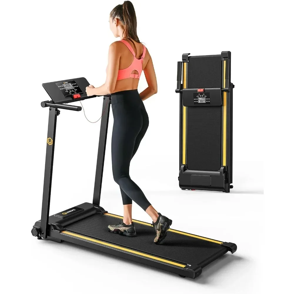 

Folding Treadmill, 2.25HP Home Treadmill, with 12 HIIT Modes, Large Running Area, LCD Display Screen, Easy To Fold