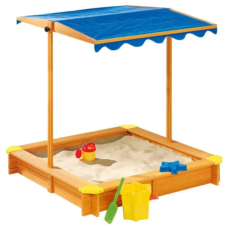 Children's outdoor play sandbox, household cassia toy sandbox set, kindergarten sandbox, amusement equipment