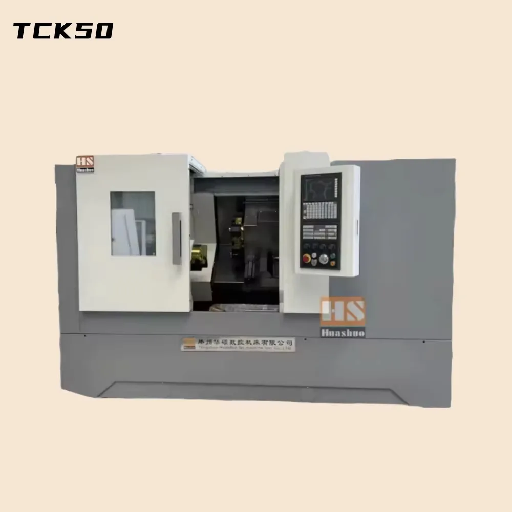 TCK50 With Y Axis Power Turret Living Tools GSK Controller Slant Bed Lathe Automatic Cnc Turning Hine