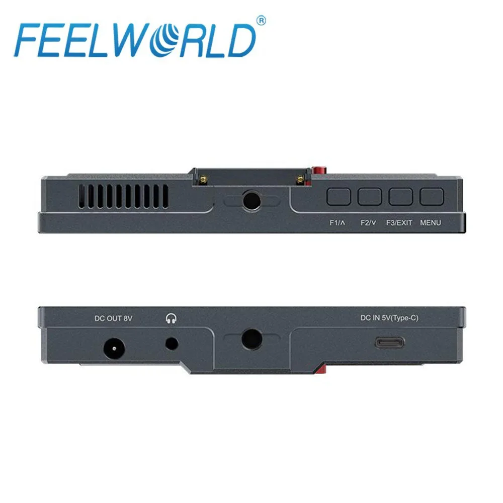 Видеомонитор FEELWORLD с сенсорным экраном 6 дюймов, портативный рекордер CUT6 FHD 4K HDMI 3D LUT 1920x1080, с поддержкой IPS
