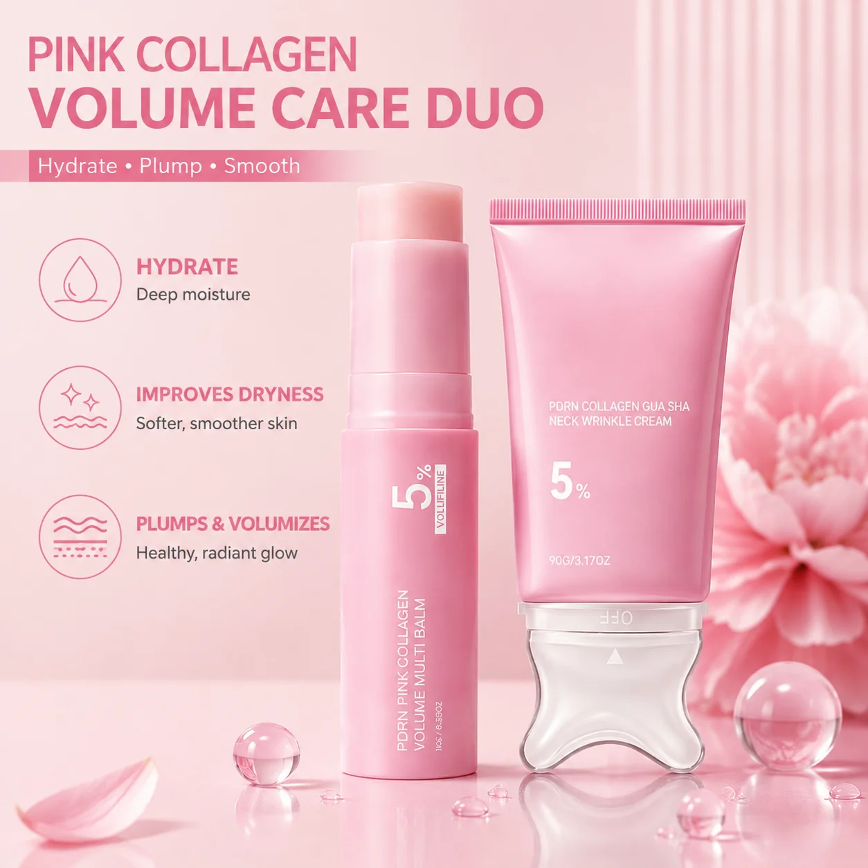 Coenzyme Q10 Cream - Многофункциональный бальзам PDRN Pink Collagen Volume