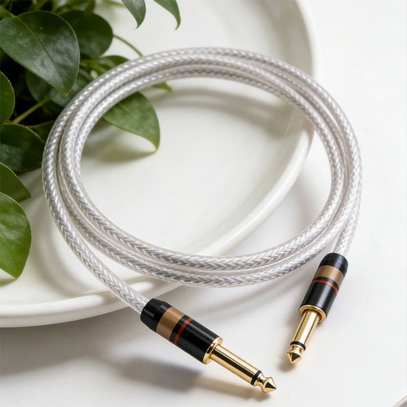 

High Quality Guitar Cable 5M/8M/10M Electric Instrument Bass AMP Cord for Electric Guitar Pro Audio