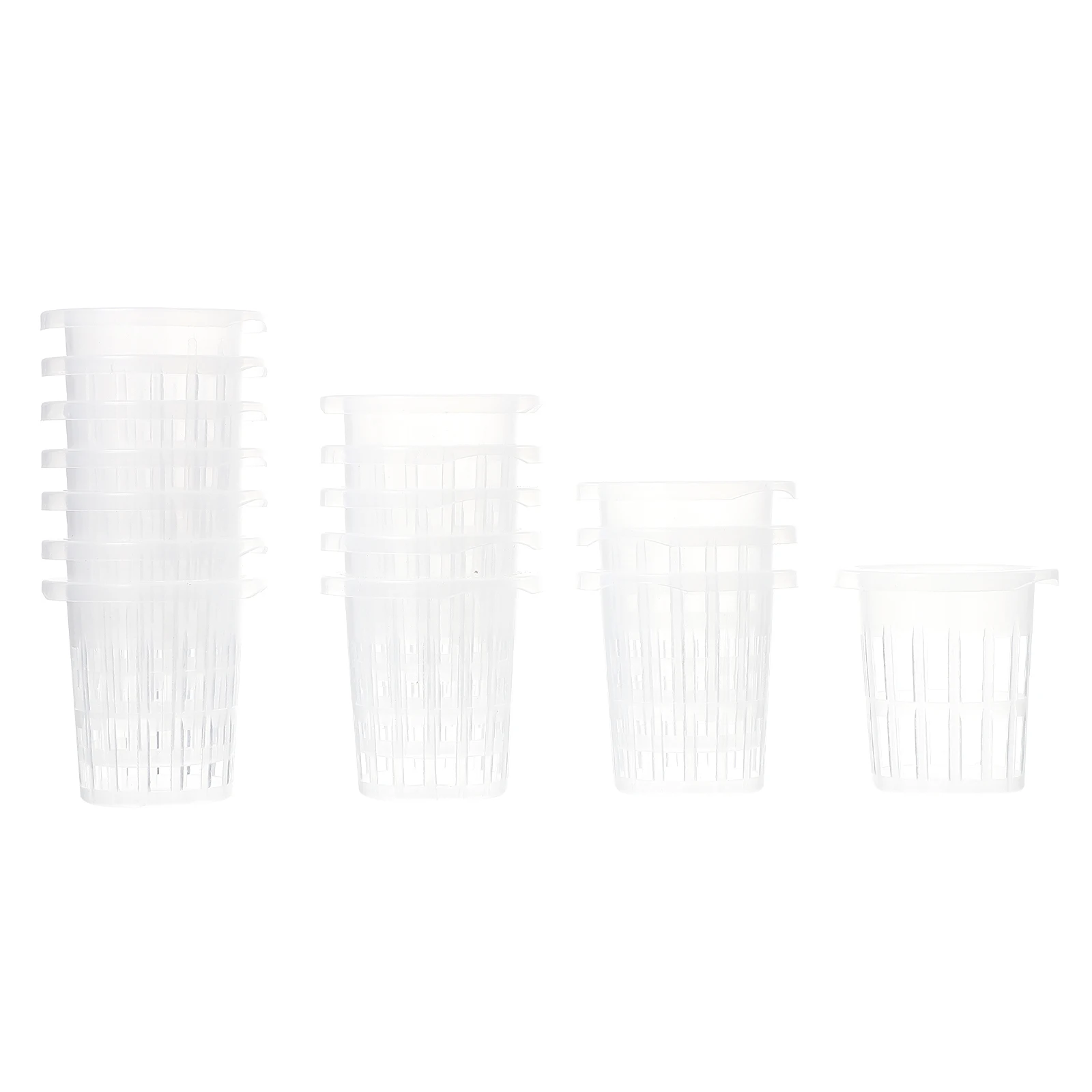 

50 Pcs Planting Baskets Nursery Soilless Cultivation Basket Seedling Transplanting Planter Container Garden Net Cups Hydroponics